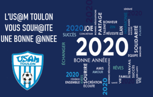 L'USAM Toulon vous souhaite une bonnée année 2020!