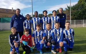 U13(1): Avant le match contre le Sporting Toulon