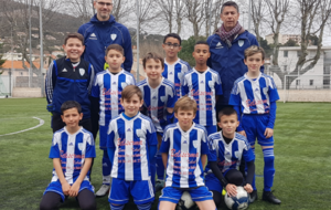 Les U11 Excellence avant le match contre le Sporting Toulon