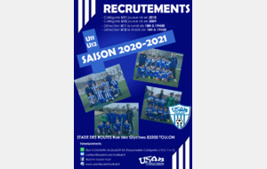 Détection U11/U12 Saison 2020/2021