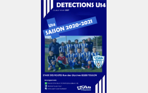 Détections U14 Saison 2020-2021