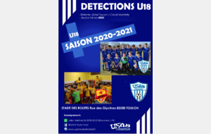 Détections U18 Saison 2020-2021