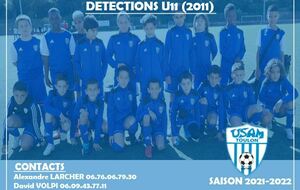 DETECTION U11 SAISON 2021-2022