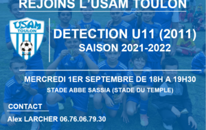 Détection U11 (Génération 2011)