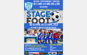 INFOS CLUB| STAGE FOOTBALL PAQUES