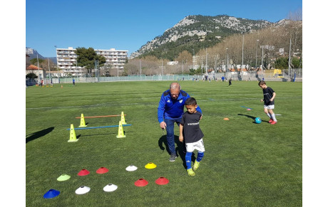 Entraînement U8 ce mercredi avec François (choa) &amp; Dominique (tintin) 