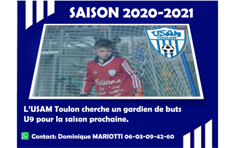 Recrutement futur U9