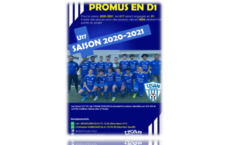 Les U17 promus en D1