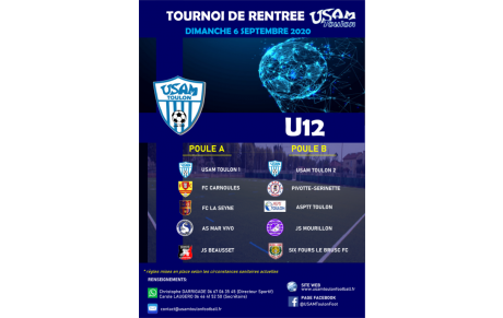 Tournoi de Rentrée U12
