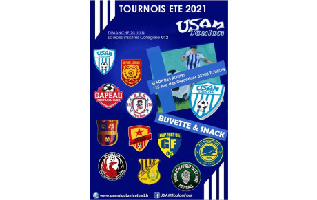 TOURNOI ESTIVAL 2021 U12