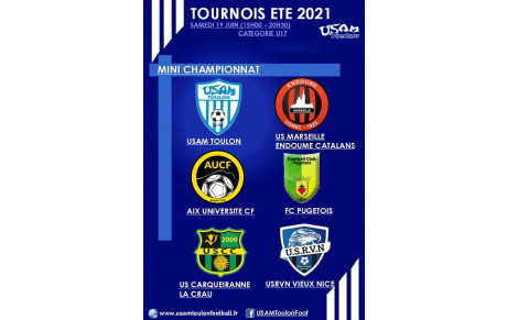 TOURNOI ESTIVAL 2021 U17