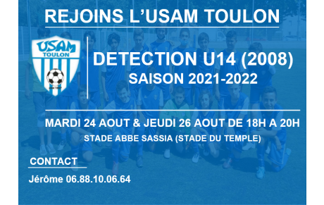 Détection U14 (Génération 2008)
