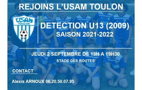 DETECTION U13 (GENERATION 2009)