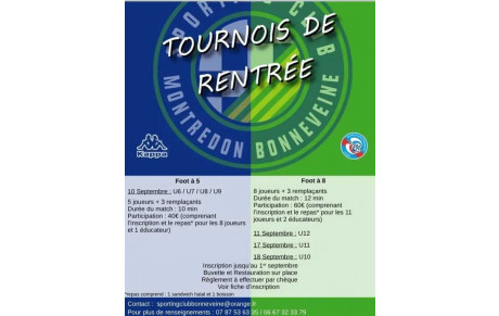 Tournoi U8 Montredon