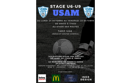 Stage Vacances Toussaint